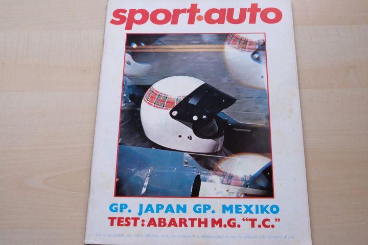 Deckblatt Sport Auto (10/1969)